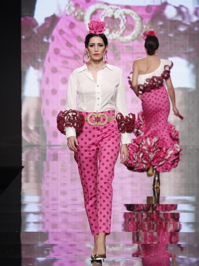 blusa flamenca batista puños anchos